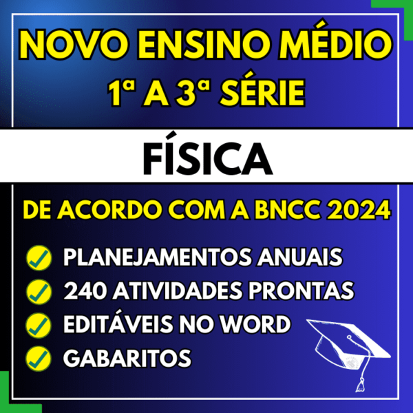 planejamento de anual de física ensino médio bncc 2024