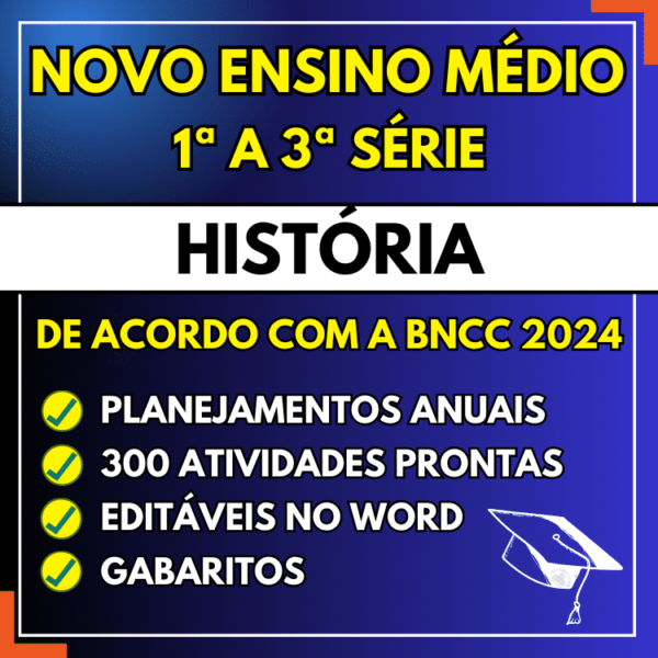 planejamento de anual de história ensino médio bncc 2024