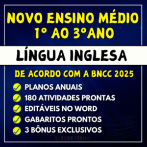 planejamento de anual de inglês ensino médio bncc 2025