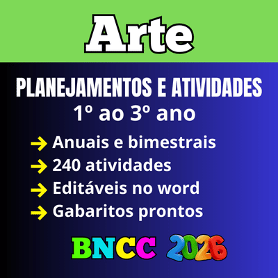 planejamento de anual de arte ensino médio bncc 2025