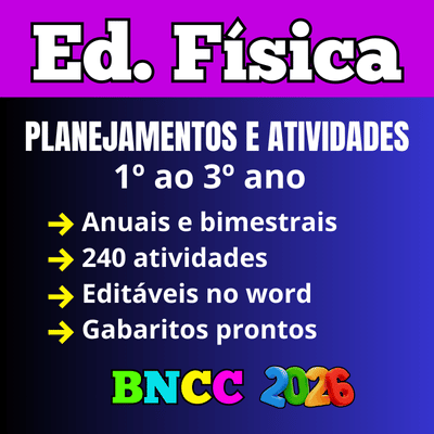 planejamento de anual de educação física ensino médio bncc 2025