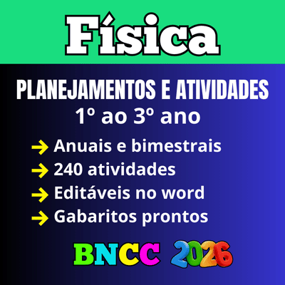 planejamento de anual de física ensino médio bncc 2025