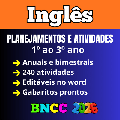 planejamento de anual de inglês ensino médio bncc 2025