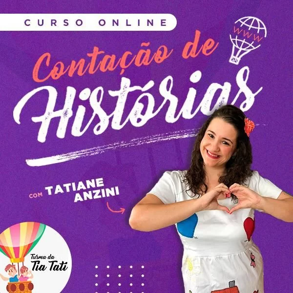 Curso de Contação da história com a turma da tia Tati