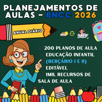 Planejamento de aula para berçário 1 e 2 2025 de acordo com a BNCC