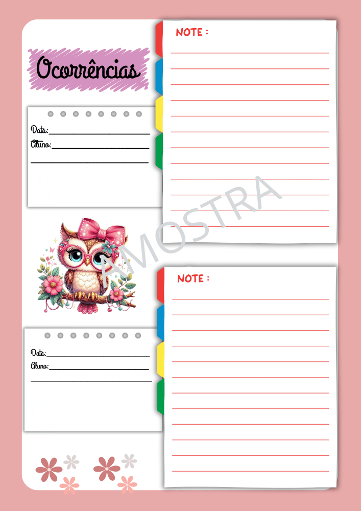 Planner-personalizado-professora-2025-corujinha-6