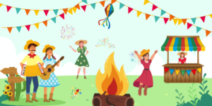 Plano de aula a Festa Junina educação infantil com o tema brincadeiras E tradições da Festa Junina