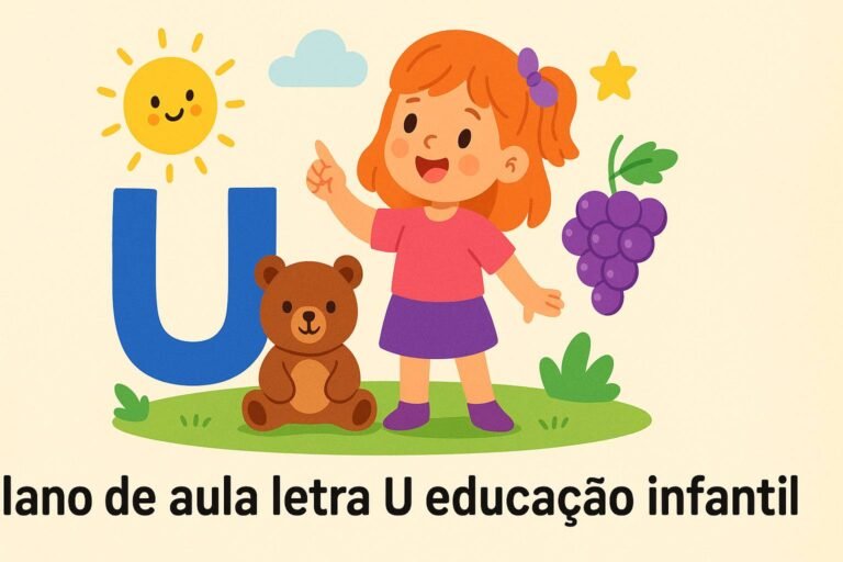 plano de aula letra u educação infantil