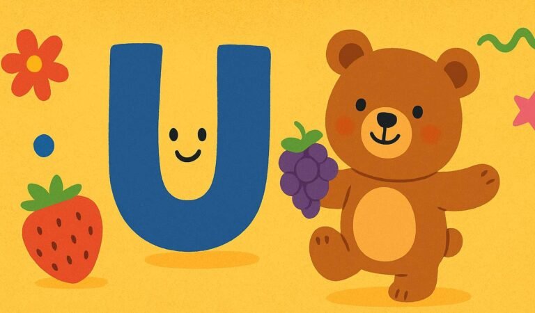 plano de aula letra Ueducação infantil maternal