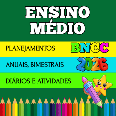 Planejamento anual ensino médio alinhado à bncc 2026 prontos para imprimir