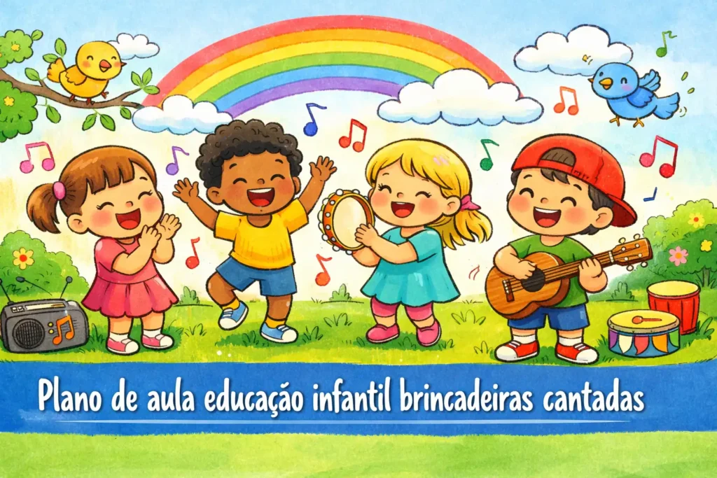 plano de aula educacao infantil brincadeiras cantadas