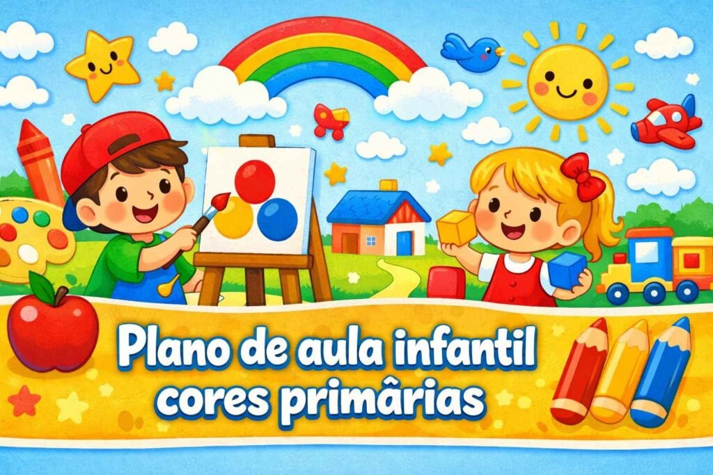 plano de aula infantil cores primarias baseado na bncc com habilidades