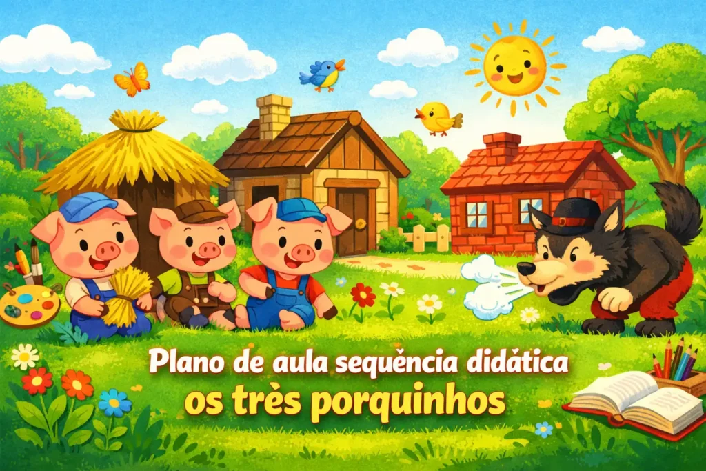 plano de aula sequencia didatica os tres porquinhos