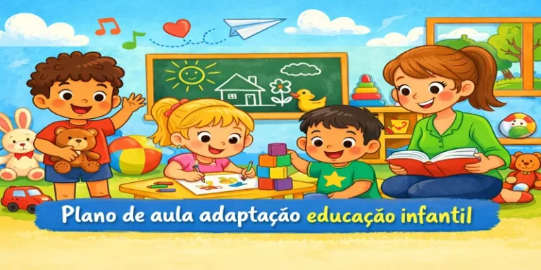 plano de aula adaptacao educacao infantil